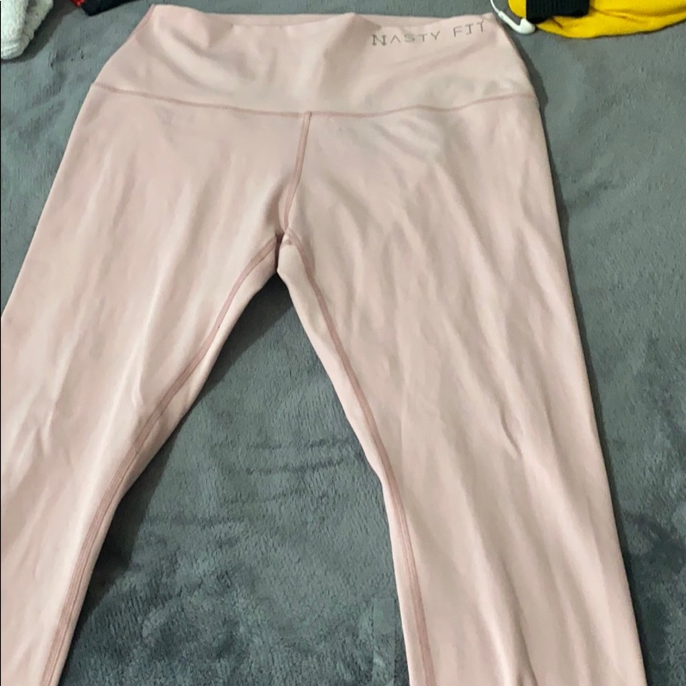 NASTYFIT baby pink leggings